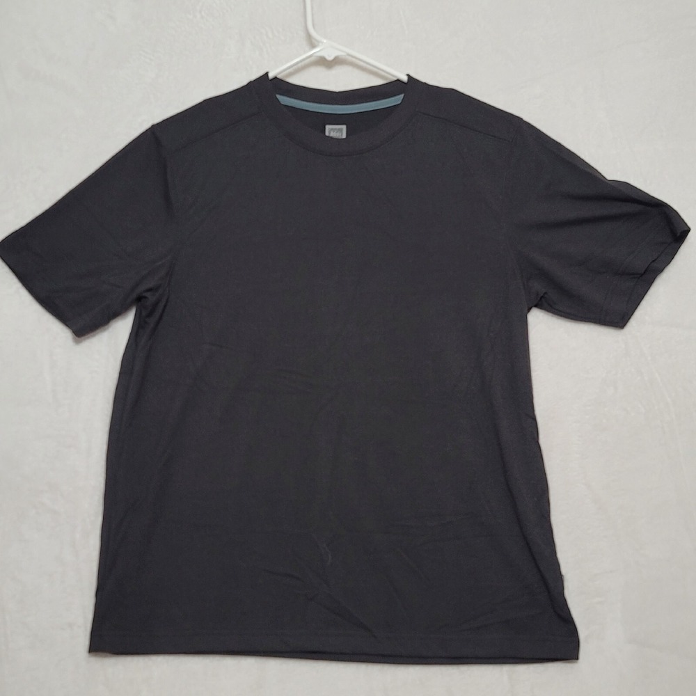 REI Mens T Shirt Size M Medium Black Short Sleeve casual